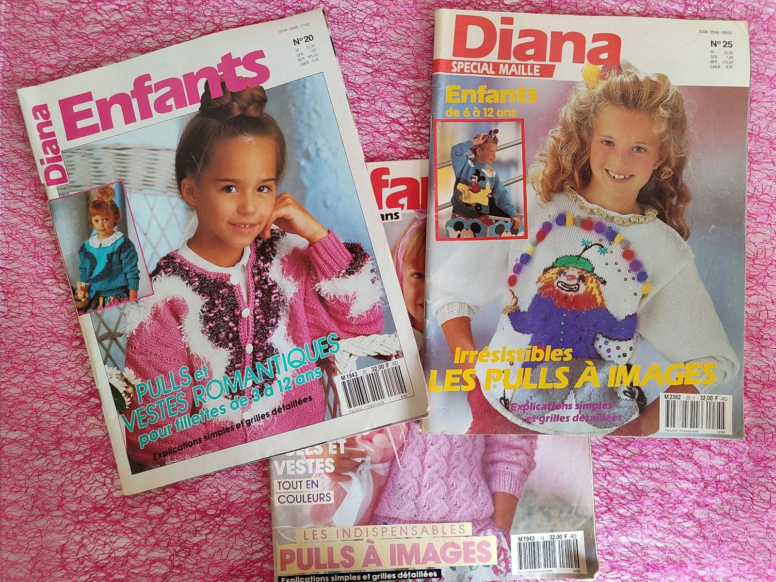 Diana enfants spécial maille Lot 3 magazines 